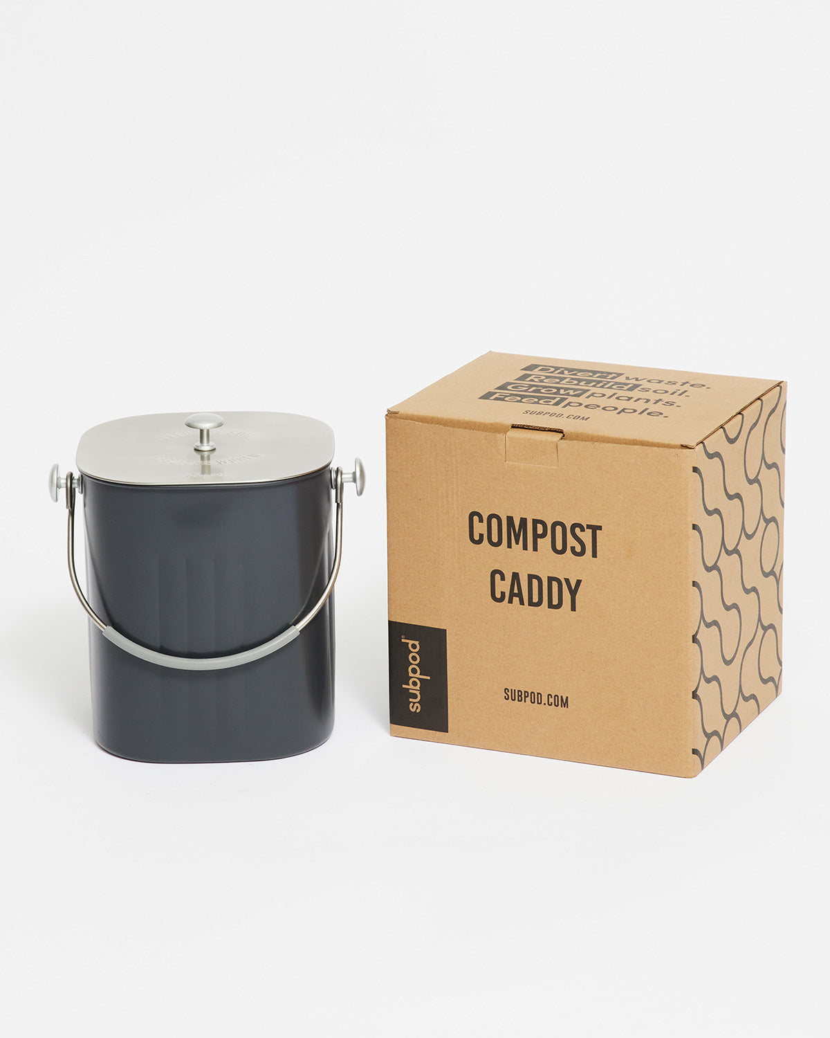 Compost Caddy Charcoal